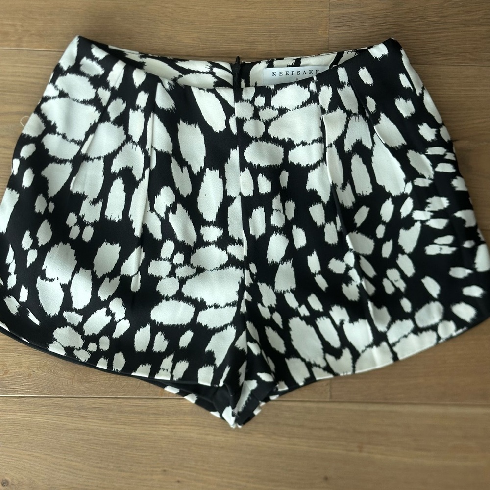 KEEPSAKE the Label Black and White Women's Shorts